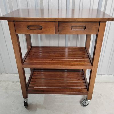 Rolling Drop Leaf Kitchen Island