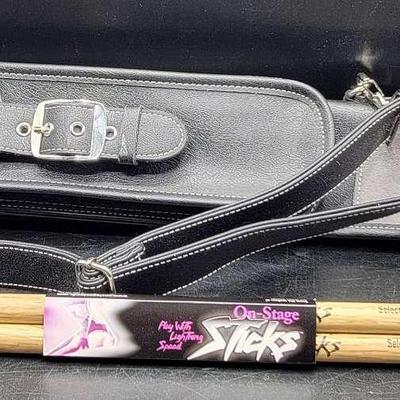On-Stage 5A Drumsticks & TAMA Stick Case