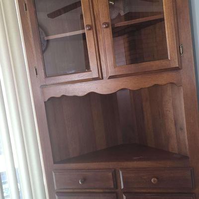 Corner Curio Cabinet