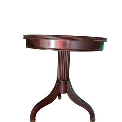Vintage Cherry  Drum Table