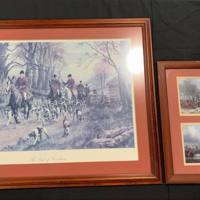 George Wright Print Of "The Pink Of Condition" And 2 Prints From James Pollard