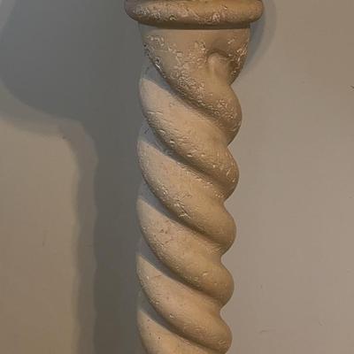 Spiral Floor Lamp (Plaster)