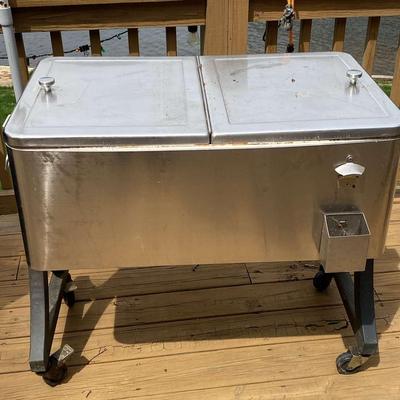Stainless Steel Beverage Cooler 