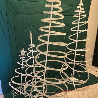 Spiral Tube Light Christmas Trees (4)