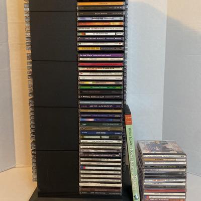 CD Collection And Laserline CD Spinning Carousel
