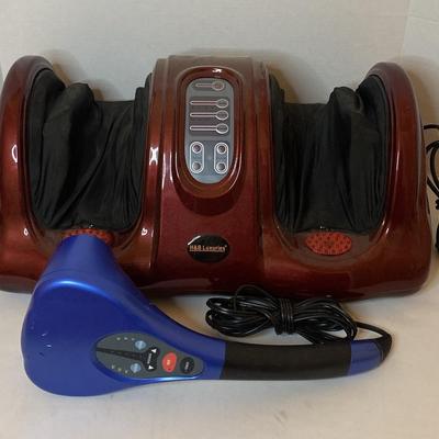 Homedics Massager With Head And H&B Luxuries Foot Massager