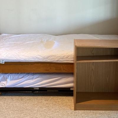 Trundle Bed And Bookshelf
