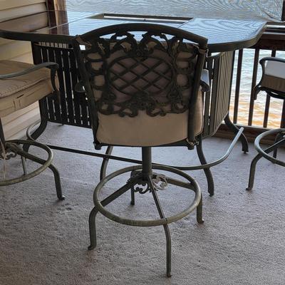 Outdoor Bar And Bar Chairs (3)