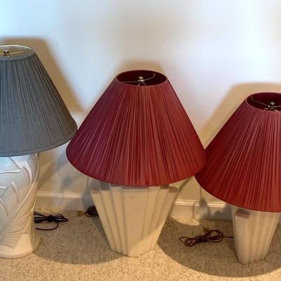 Ceramic Table Lamps (3)