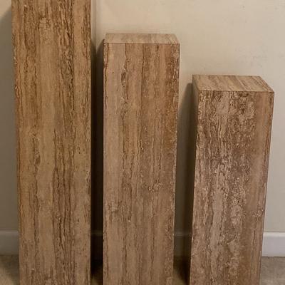 Faux Stone Pedestals