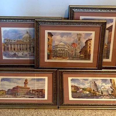 Framed Prints Of European Cities (5)