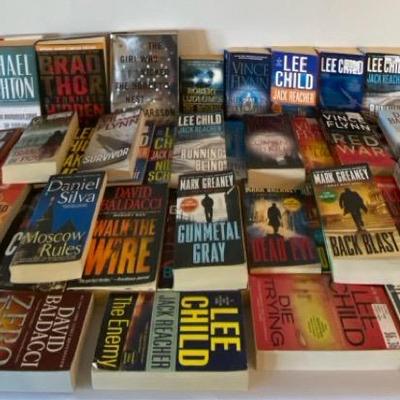Thrillers Feat. Vina Flynn, Lee Child, Stieg Larsson 