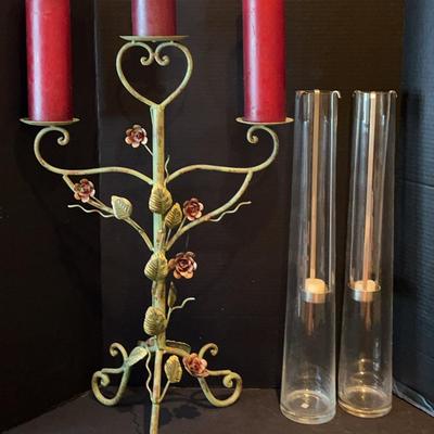 Decorative Candle Holders (3)