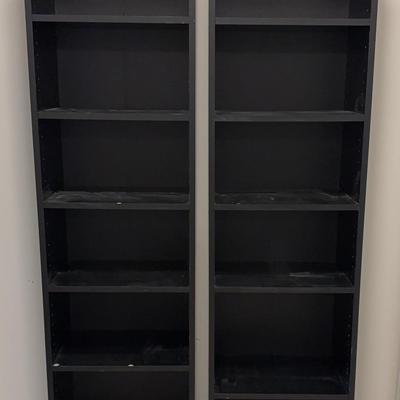 Black Bookcases (2)