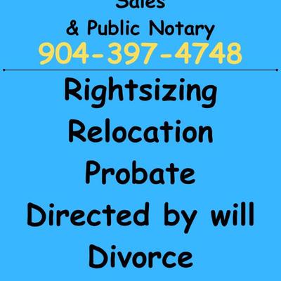Selling the south estate sales public notary