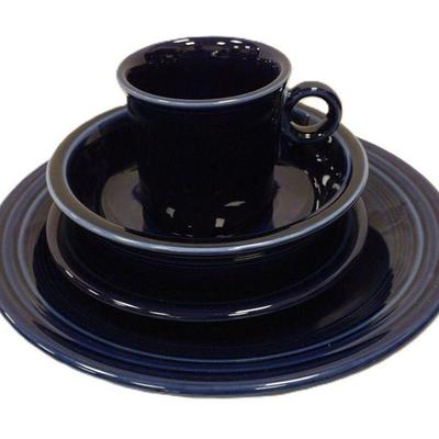 Cobalt blue Fiesta ware