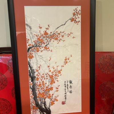 Chinese Silk Painting "Seattle Spring"