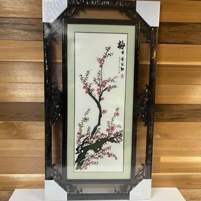 Framed Silk Art