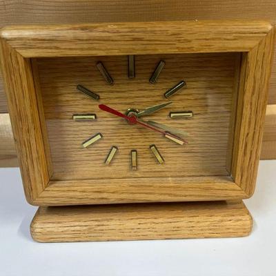 MCM Wood Clock