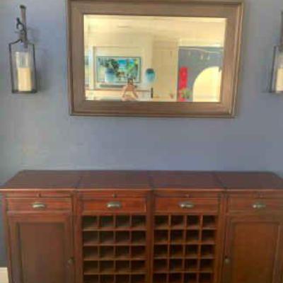 Ts106 wine buffet and mirror