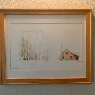Ts119 house and birch tree art