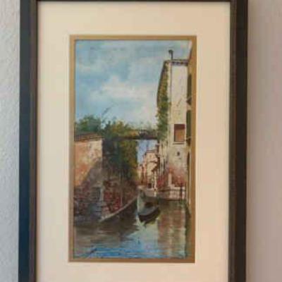 Ts117 gondola and canal art