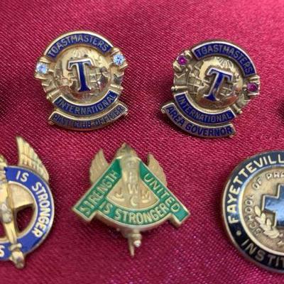 Ct215 vintage pins some gf