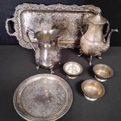 Ct221 vintage silver plated decor