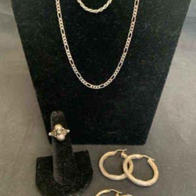 Ct250v silver jewelry pieces