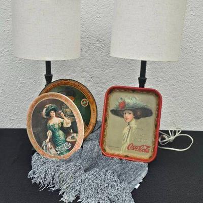 Ct889r pier 1 imports 2 metal lamps