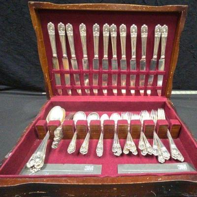 Ct204v sterling silver flatware set