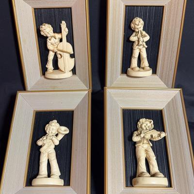 Vintage 3D Framed-Musical Boys