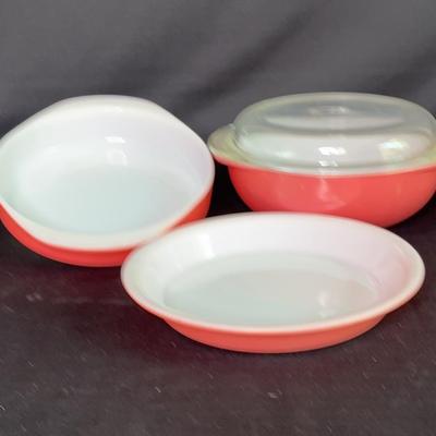 Vintage “Flamingo Pink” Pyrex
