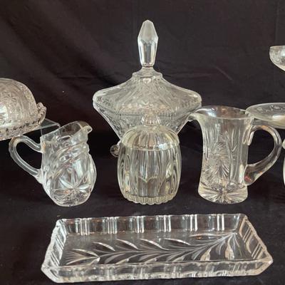 Crystal Candy Dish, Tray and More