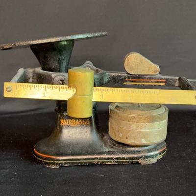 Fairbanks Scales With Weights