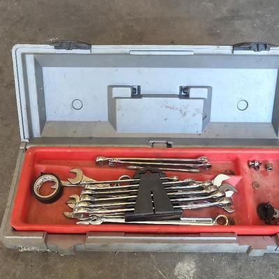 Tool Box With Wrench Contents 