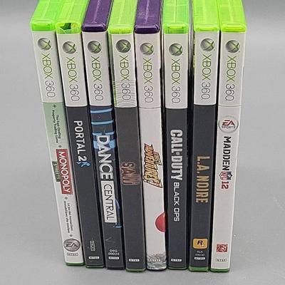 Xbox 360 Games with Cases