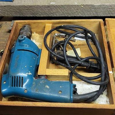 Makita Drill And Handmade Box 