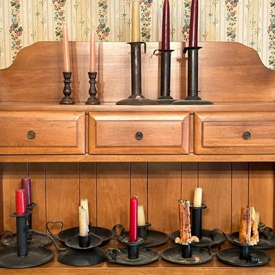 Antique Chambersticks/Candle Holders