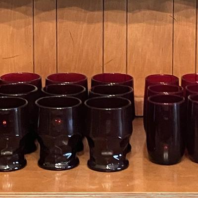Ruby Red Glasses