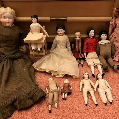 Antique China Head Dolls
