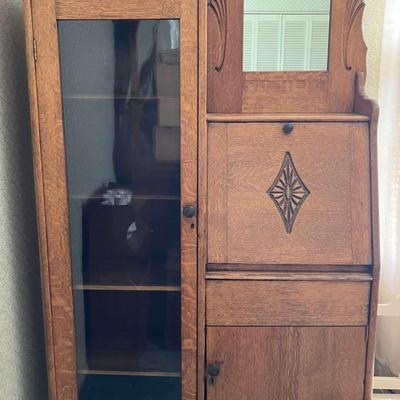 Antique Secretary Desk/ Bookcase