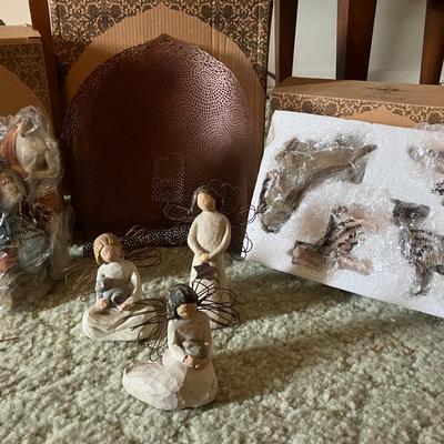 Willow Tree Nativity Set (Still in Box) and 3 Figurines