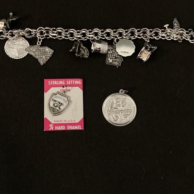 Sterling Silver Charm Bracelet