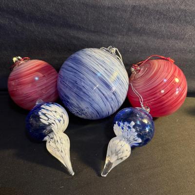 Blown Glass Ornaments
