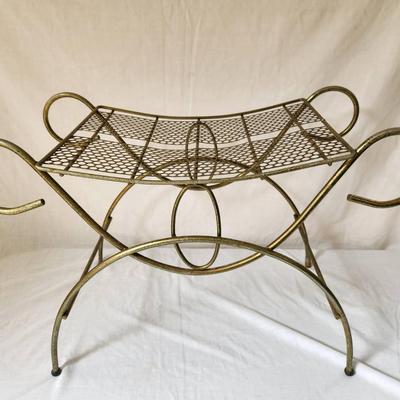 Metal Vanity Bench