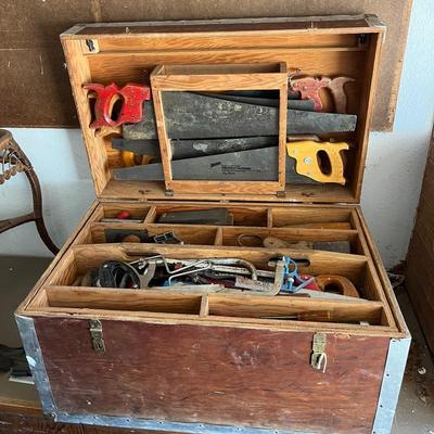 Vintage Saw Box