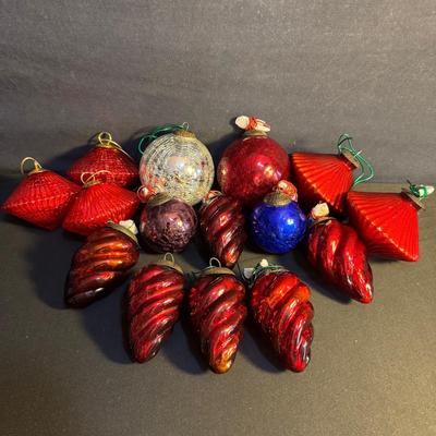 Vintage Midwest Kugel Ornaments 