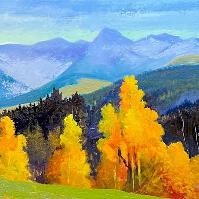 High Country 16” x 20” Oil on Panel, Reserve Price $640