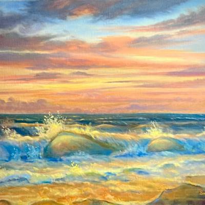 Morning Light 14" x 18" Oil on Linen, Reserve Price $756
